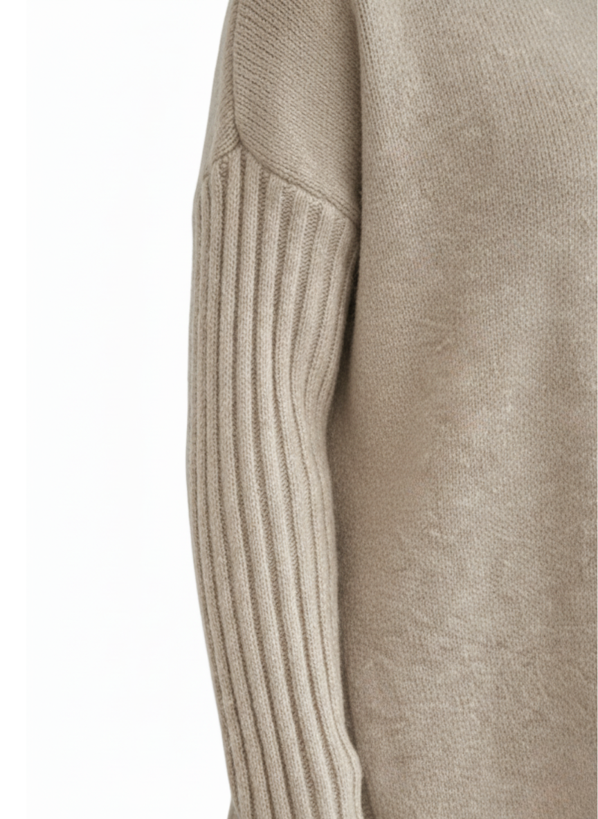 Liv | Elegant langer Rollkragenpullover