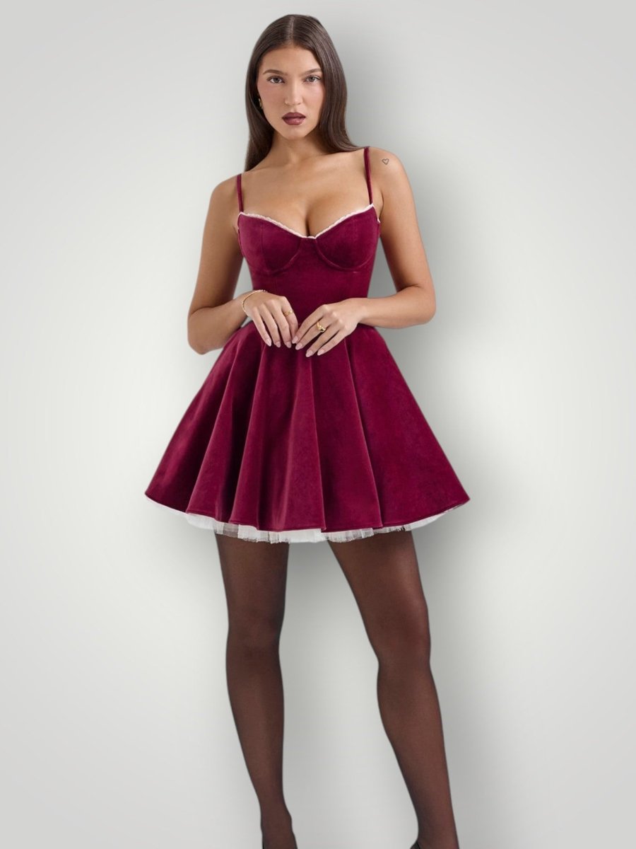 Mini-Festkleid mit eleganter Silhouette