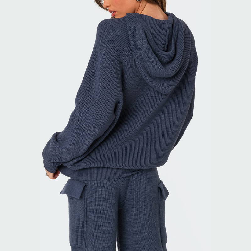 Strick-Cargo-Loungewear-Set