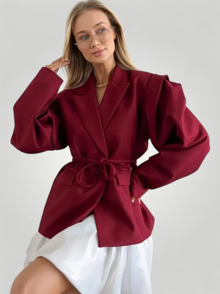 Eleganter Blazer Damen mit Taillengürtel