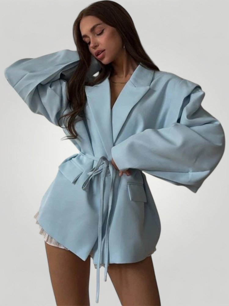 Eleganter Blazer Damen mit Taillengürtel