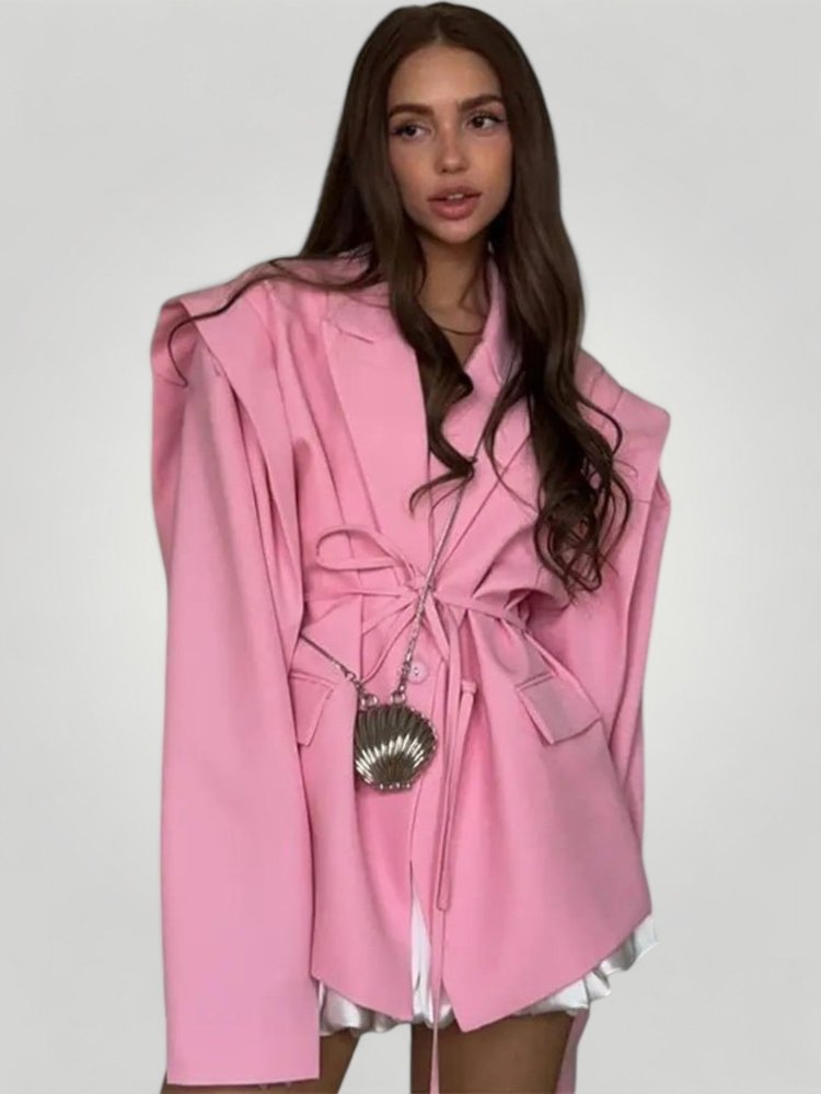 Eleganter Blazer Damen mit Taillengürtel