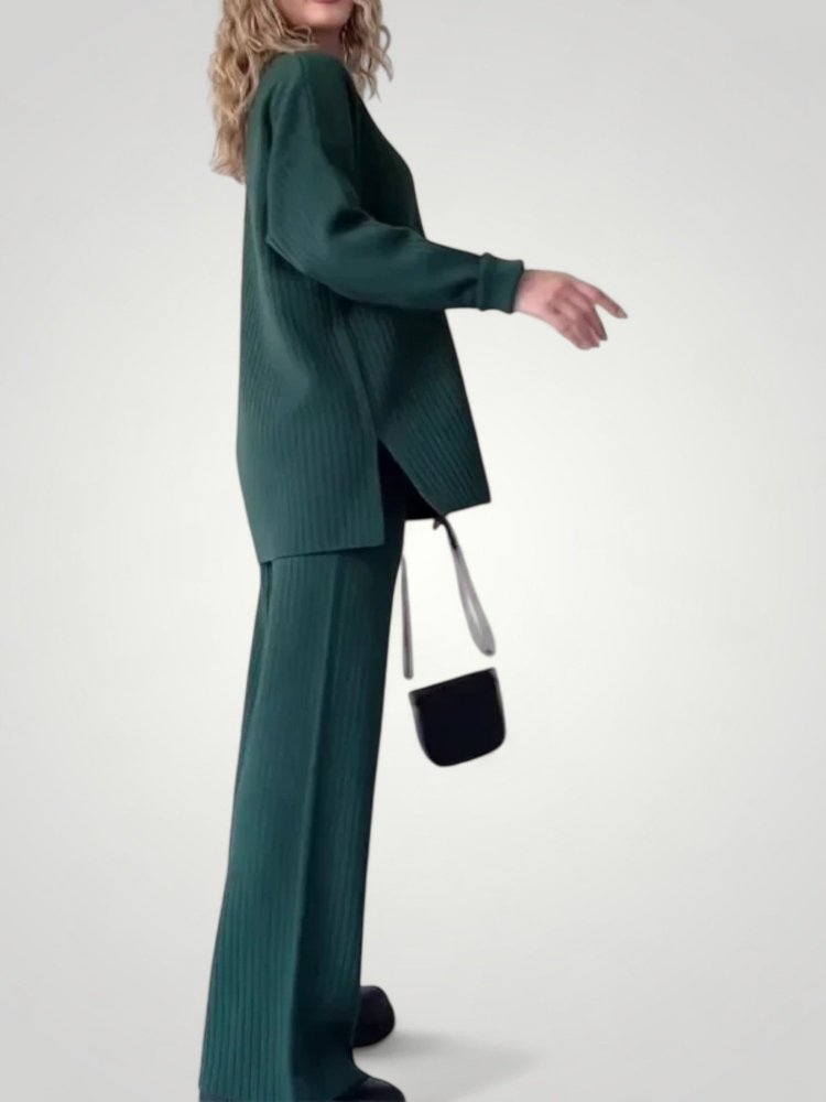 Elegantes Damen Set mit Weiten Hosen