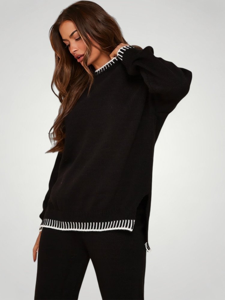 Elegantes Strickset Damen für Stil und Komfort