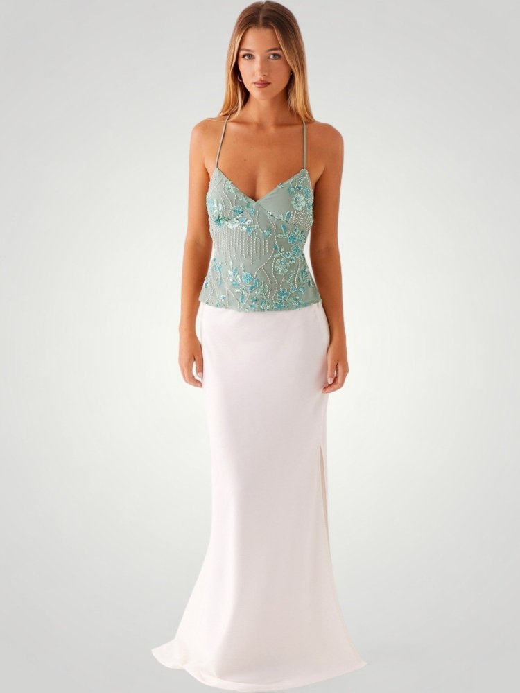 Funkelndes Pailletten Top für Festliche Anlässe