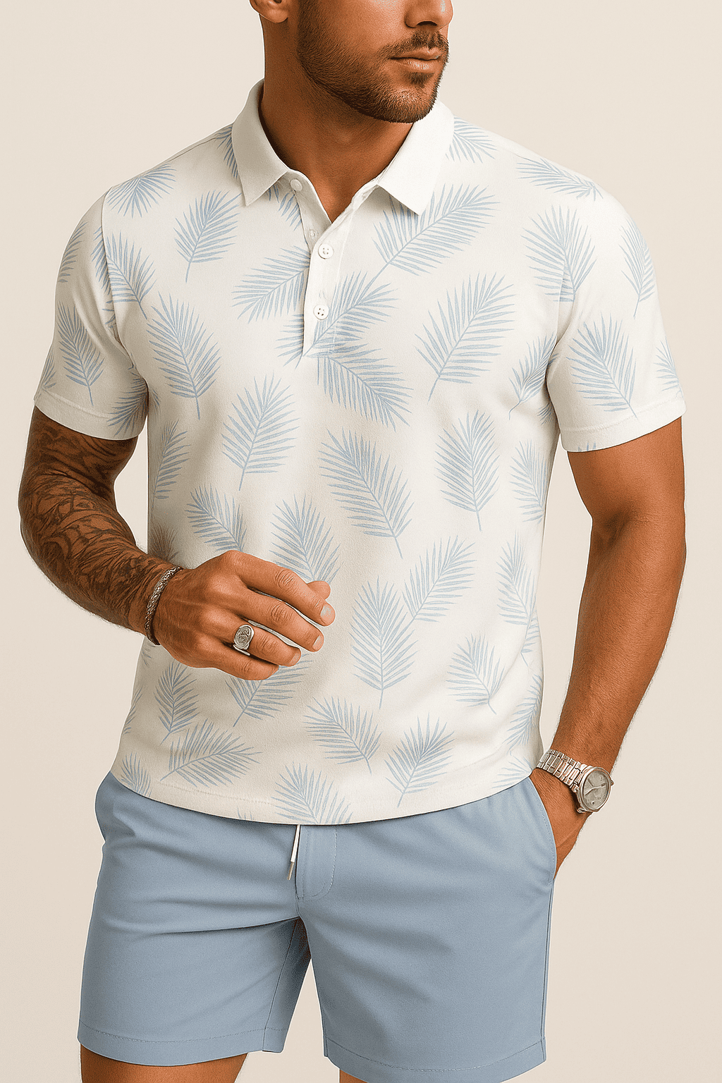 Palméno™ Two-Piece Summer Set – Elegant 2-Piece Outfit for Men